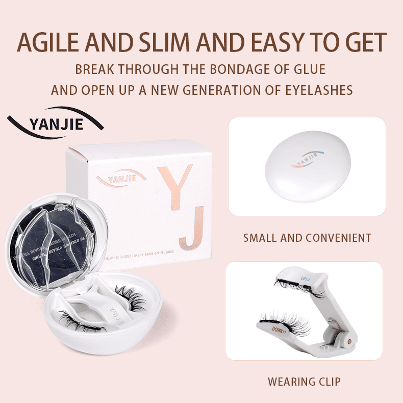 No Glue Soft Magnetic Clip On Eyelashes, Delicate Thin Spaced Natural Reusable Lashes for Daily Bare Makeup - MC Online