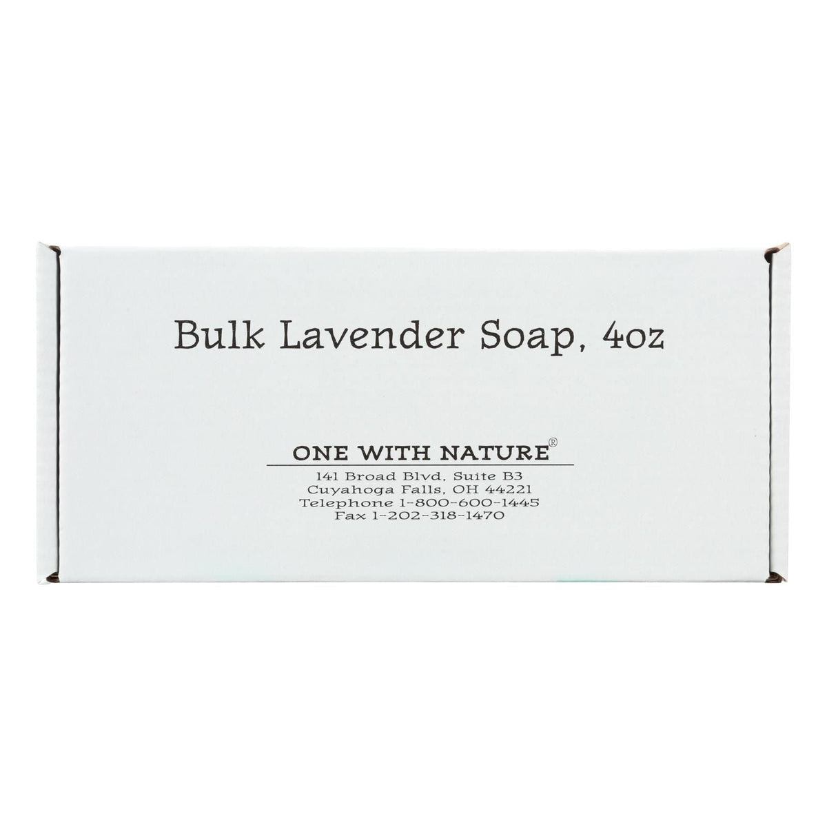 One With Nature Bar Soap - Lavender - Case Of 24 - 4 Oz. - MC Online
