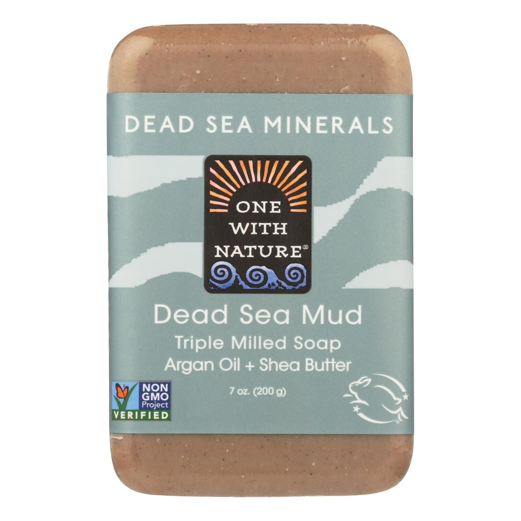 One With Nature Dead Sea Mineral Dead Sea Mud Soap - 7 Oz - MC Online