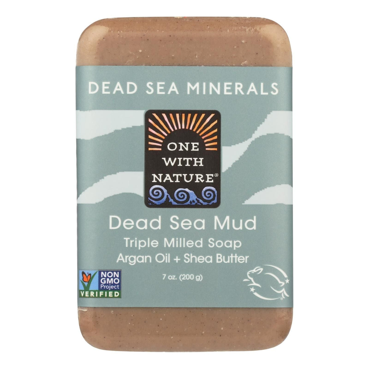 One With Nature Dead Sea Mineral Dead Sea Mud Soap - 7 Oz - MC Online