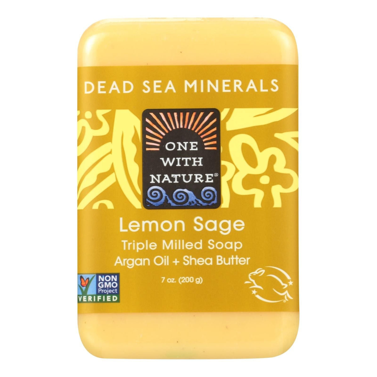 One With Nature Dead Sea Mineral Lemon Verbena Soap - 7 Oz - MC Online