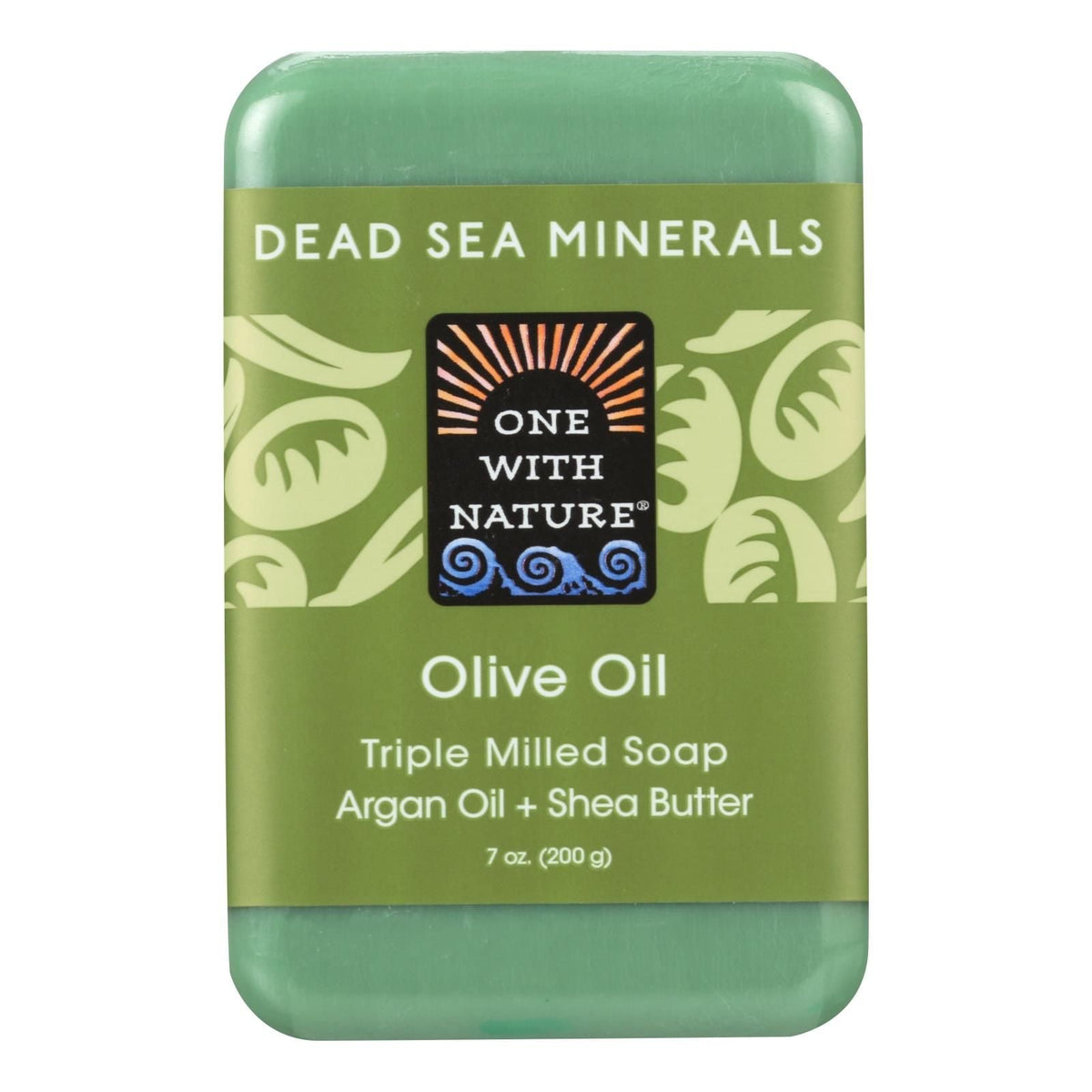 One With Nature Dead Sea Mineral Olive Oil Soap - 7 Oz - MC Online