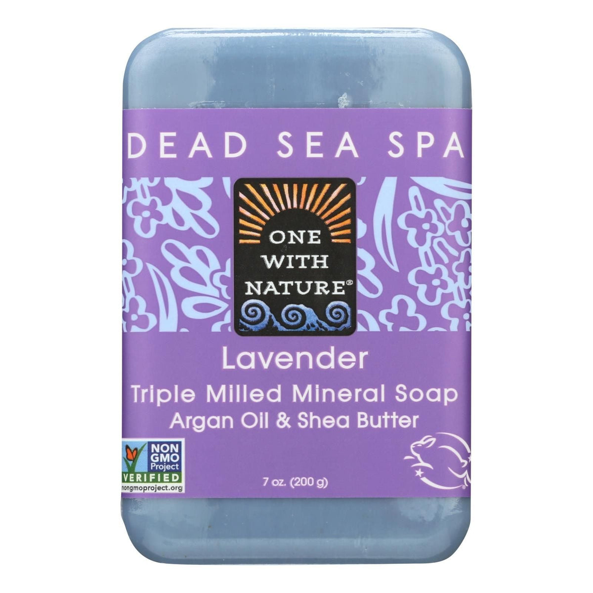 One With Nature Dead Sea Mineral Soap Lavender - 7 Oz - MC Online