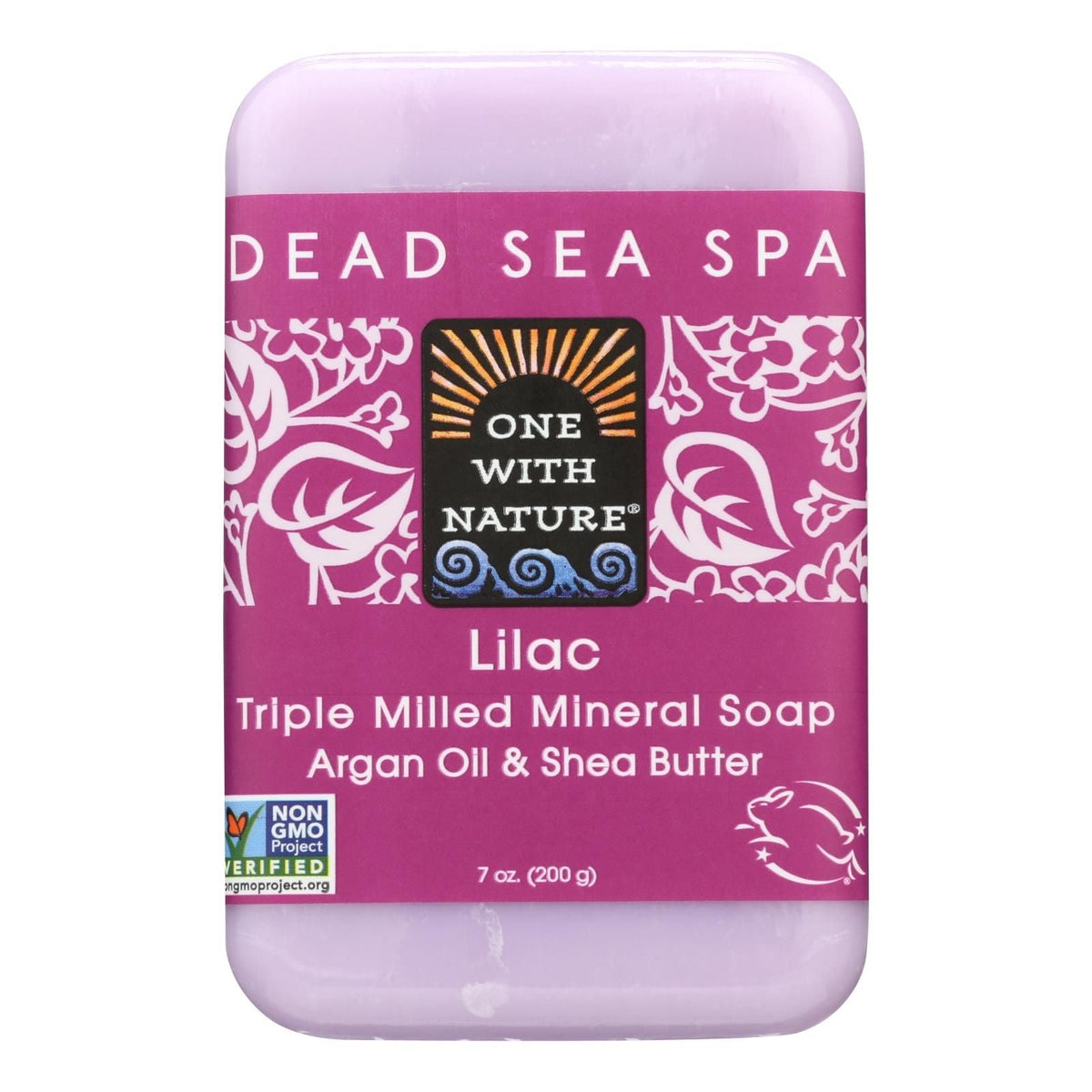 One With Nature Triple Milled Soap Bar - Lilac - 7 Oz - MC Online