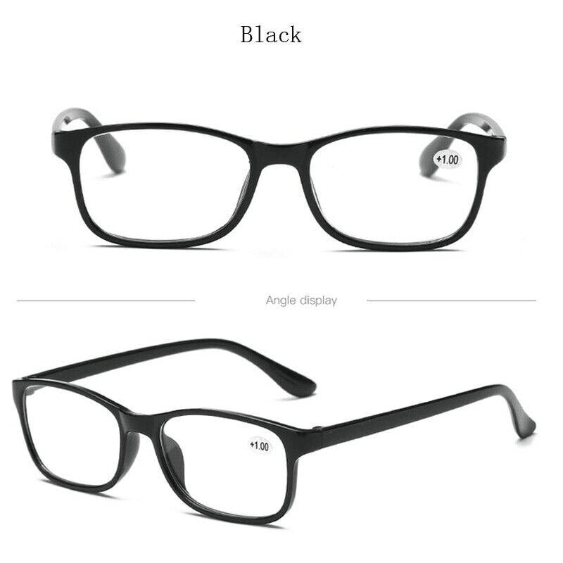 Reading Glasses Mens Womens Unisex Readers Eyeglasses 8 Pack Glasses New Square - MC Online