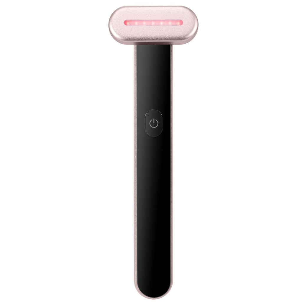Red Light Therapy Wand for Face and Neck, 3-in-1 LED Facial Wand Red Light Therapy Device with Heating Therapy| Vibrating Facial Massage, Portable LED Beauty Wand - MC Online