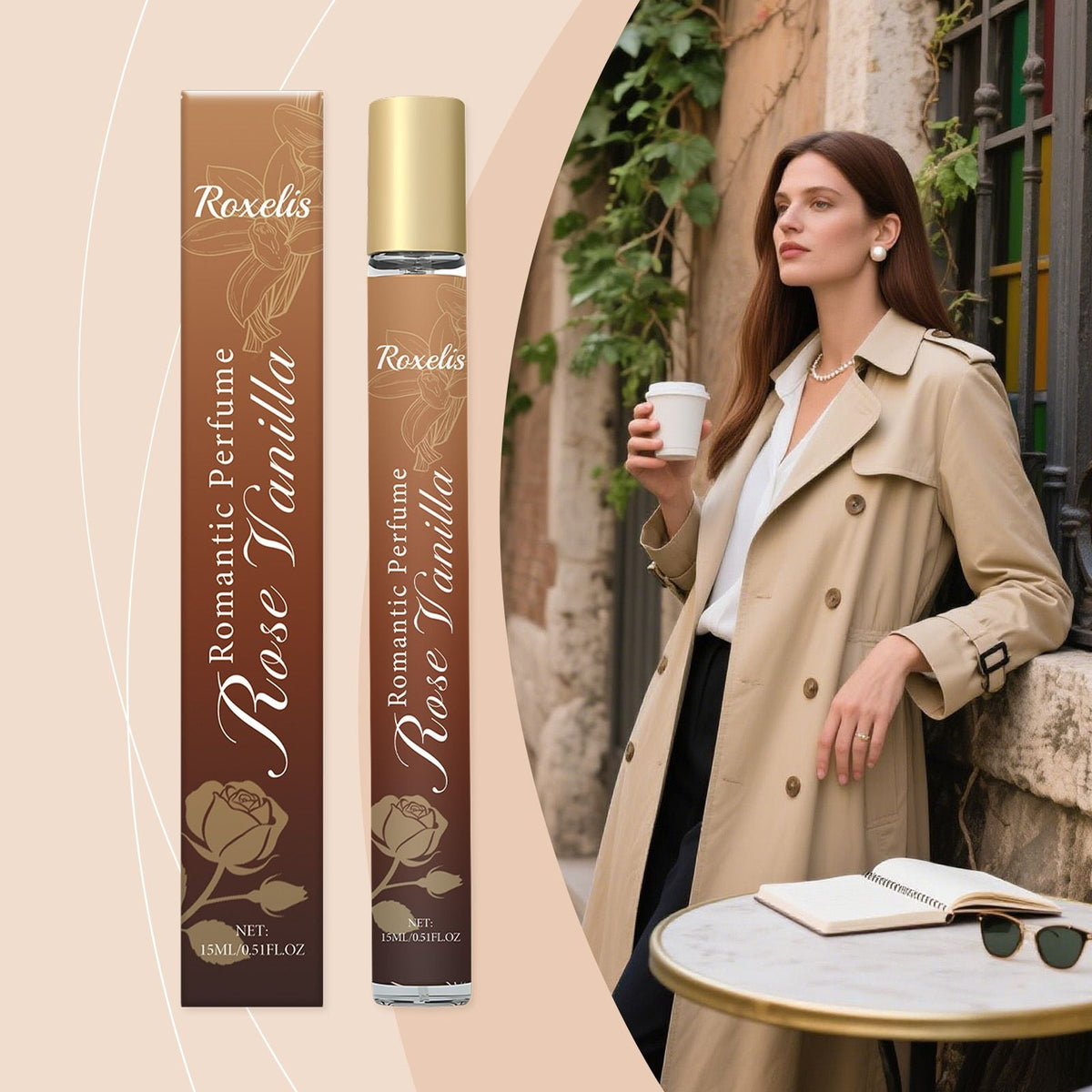 Rose Vanilla French Romantic Fragrance Layered Scent Sweet and Delicate Daily Portable Perfume Spray - MC Online