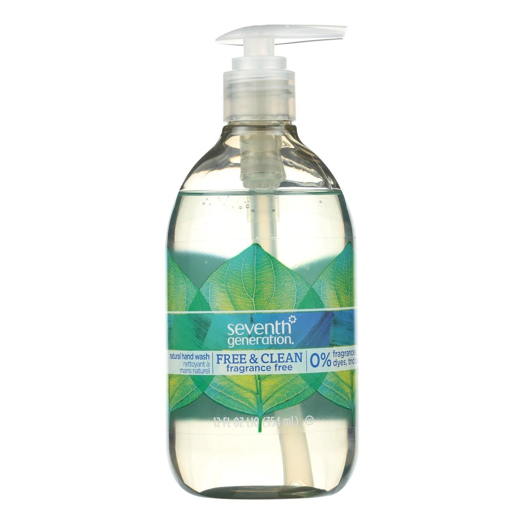 Seventh Generation Hand Wash - Natural - Free Cln Unsc - 12 Fl Oz - 1 Case - MC Online