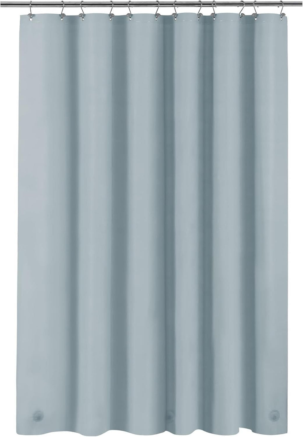 Shower Curtain Liner - Premium PEVA Shower Liner for Bathroom, BPA & PVC Free, No Chemical Smell, Lightweight Standard Size Bath Curtain with 3 Magnets, Metal Grommets - Stone Blue - MC Online