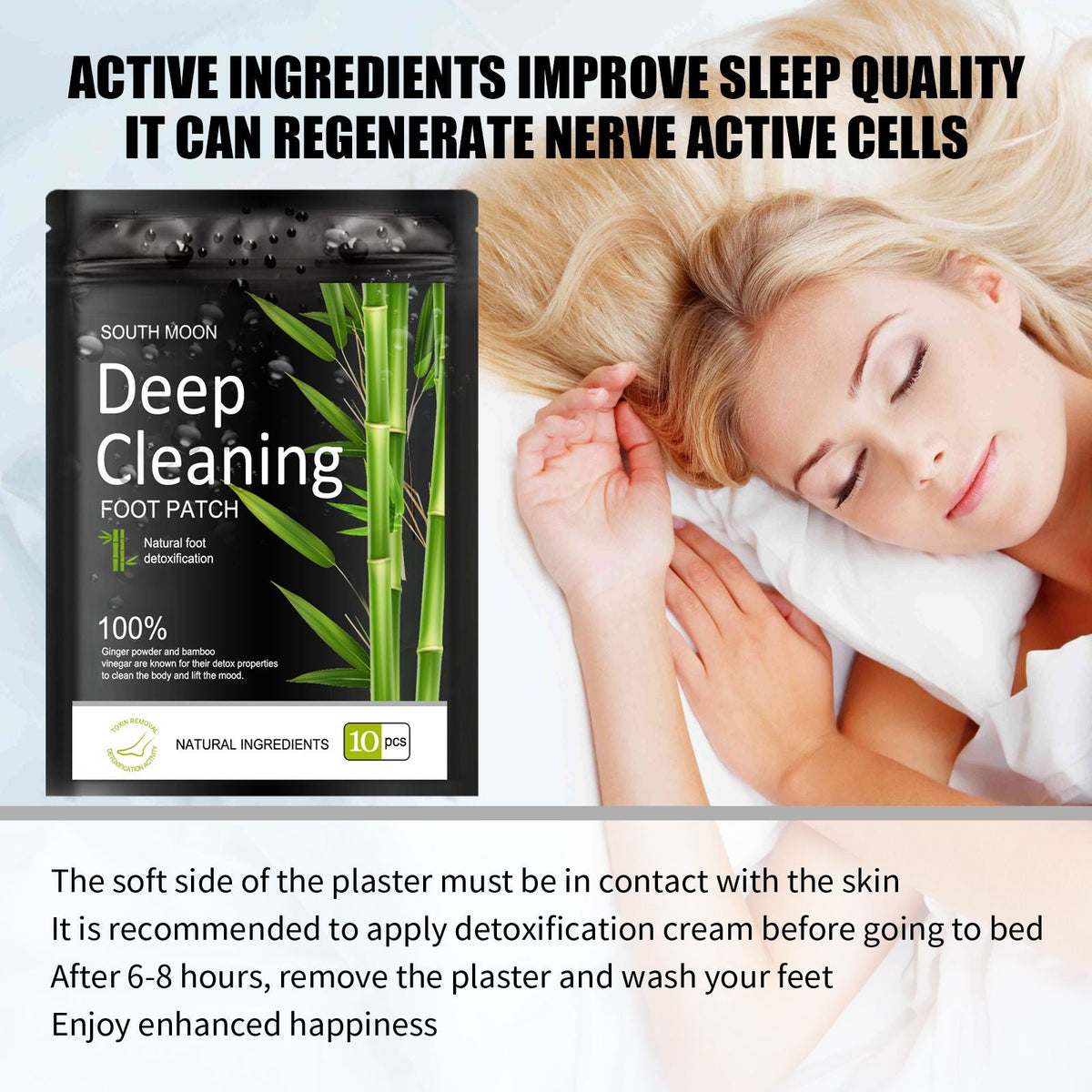 South Moon Natural herbal foot patch conditioning relieves physical and mental stress Foot massage helps sleep Foot patch - MC Online