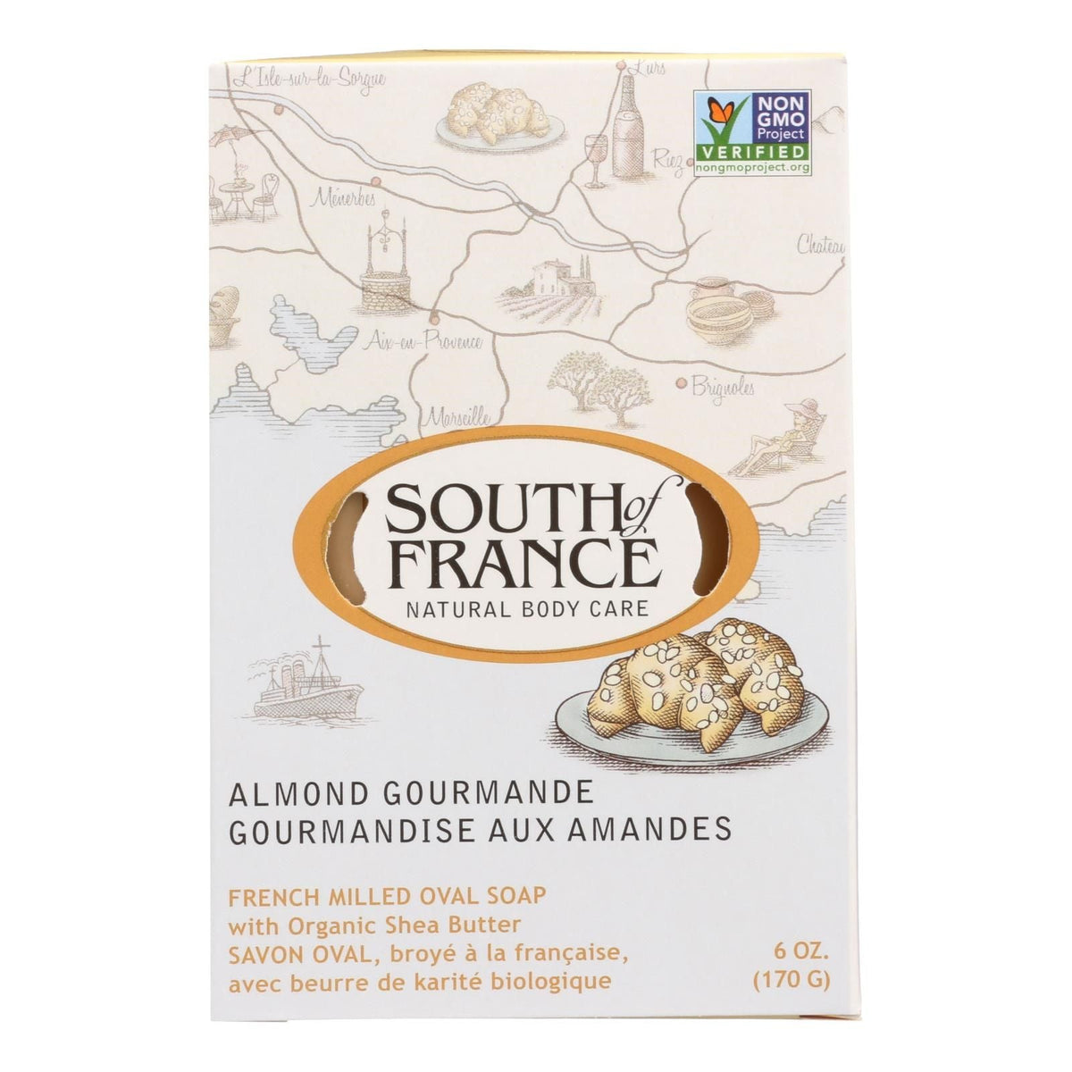 South Of France Bar Soap - Almond Gourmand - 6 Oz - 1 Each - MC Online