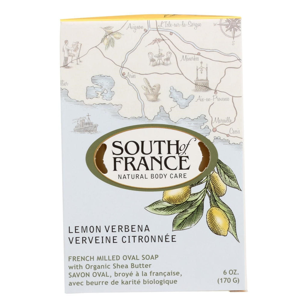 South Of France Bar Soap - Lemon Verbena - Full Size - 6 Oz - MC Online