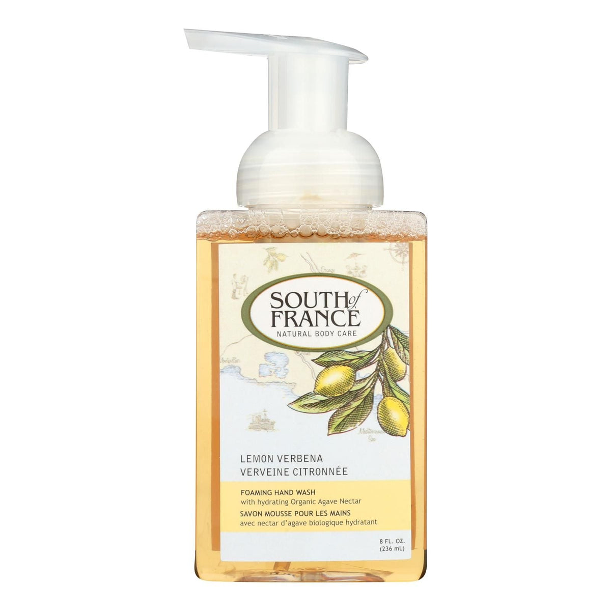 South Of France Hand Soap - Foaming - Lemon Verbena - 8 Oz - 1 Each - MC Online