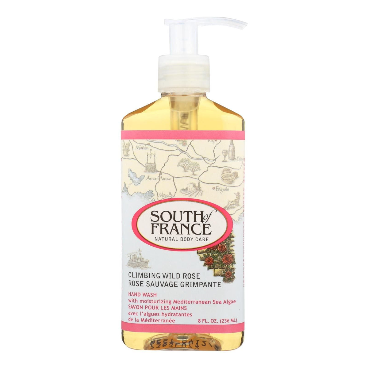 South Of France Hand Wash - Climbing Wild Rose - 8 Oz - 1 Each - MC Online