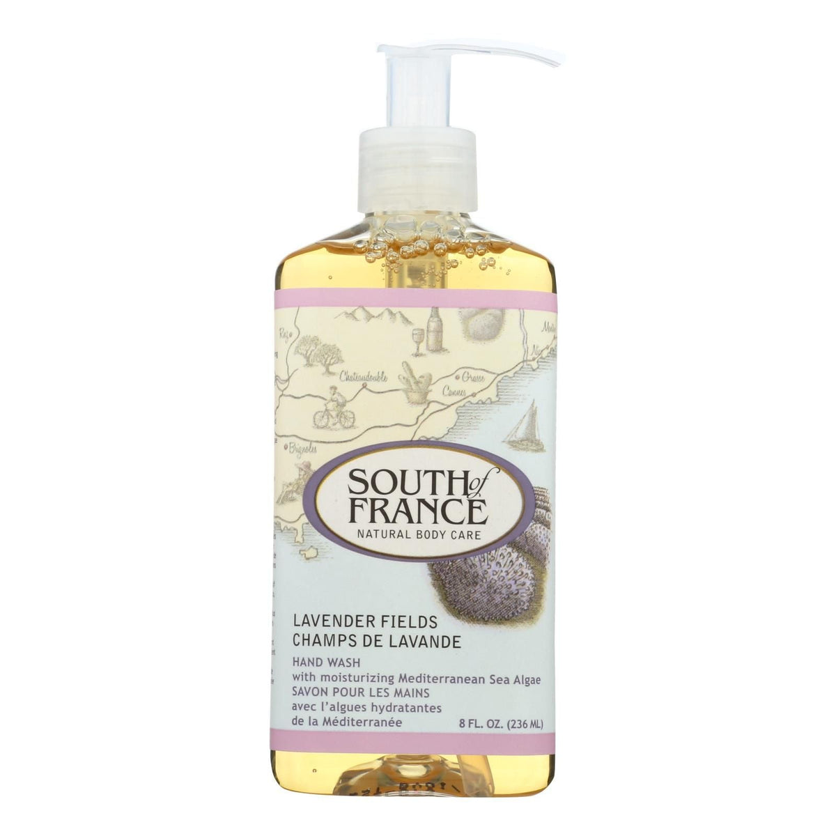 South Of France Hand Wash - Lavender Fields - 8 Oz - 1 Each - MC Online