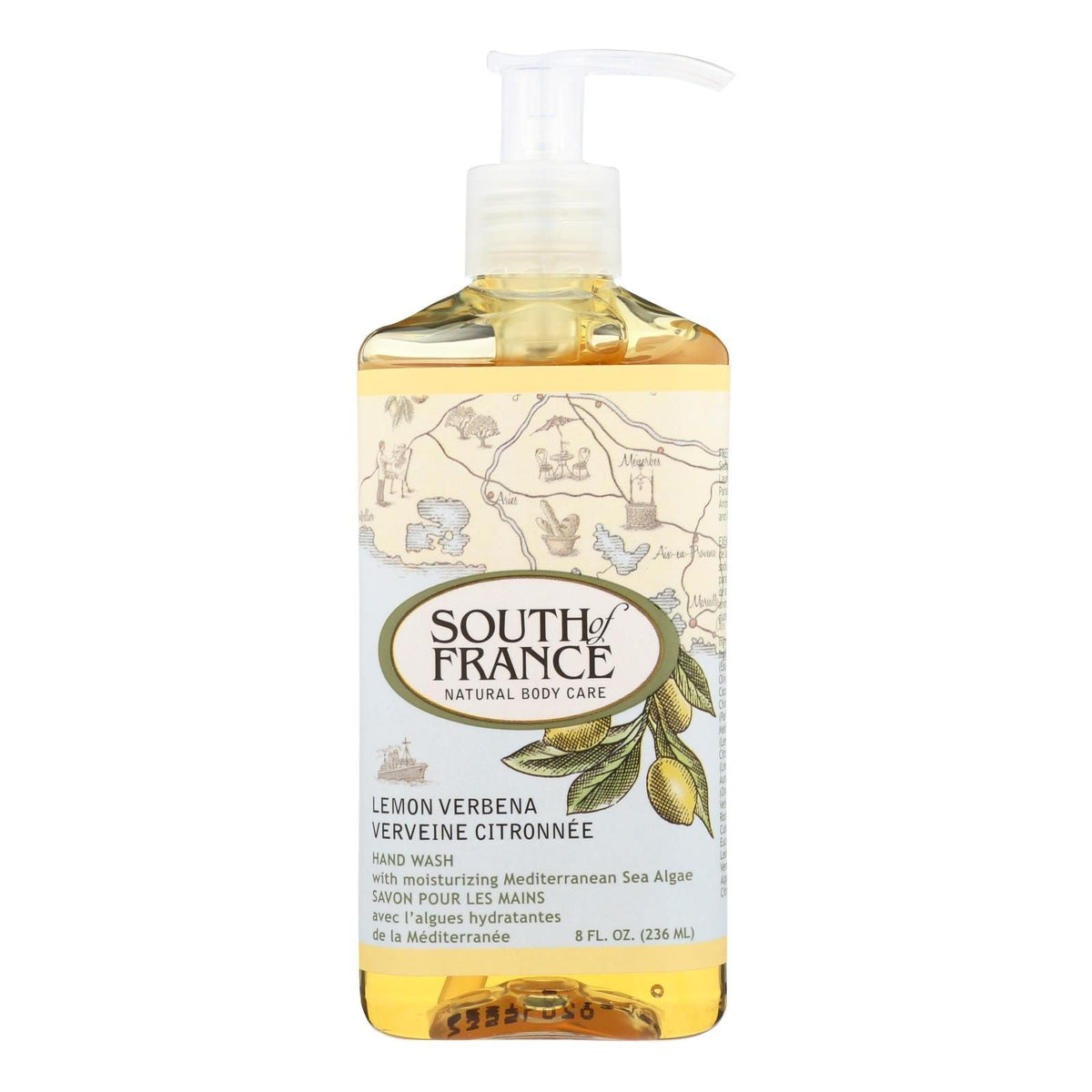 South Of France Hand Wash - Lemon Verbena - 8 Oz - 1 Each - MC Online