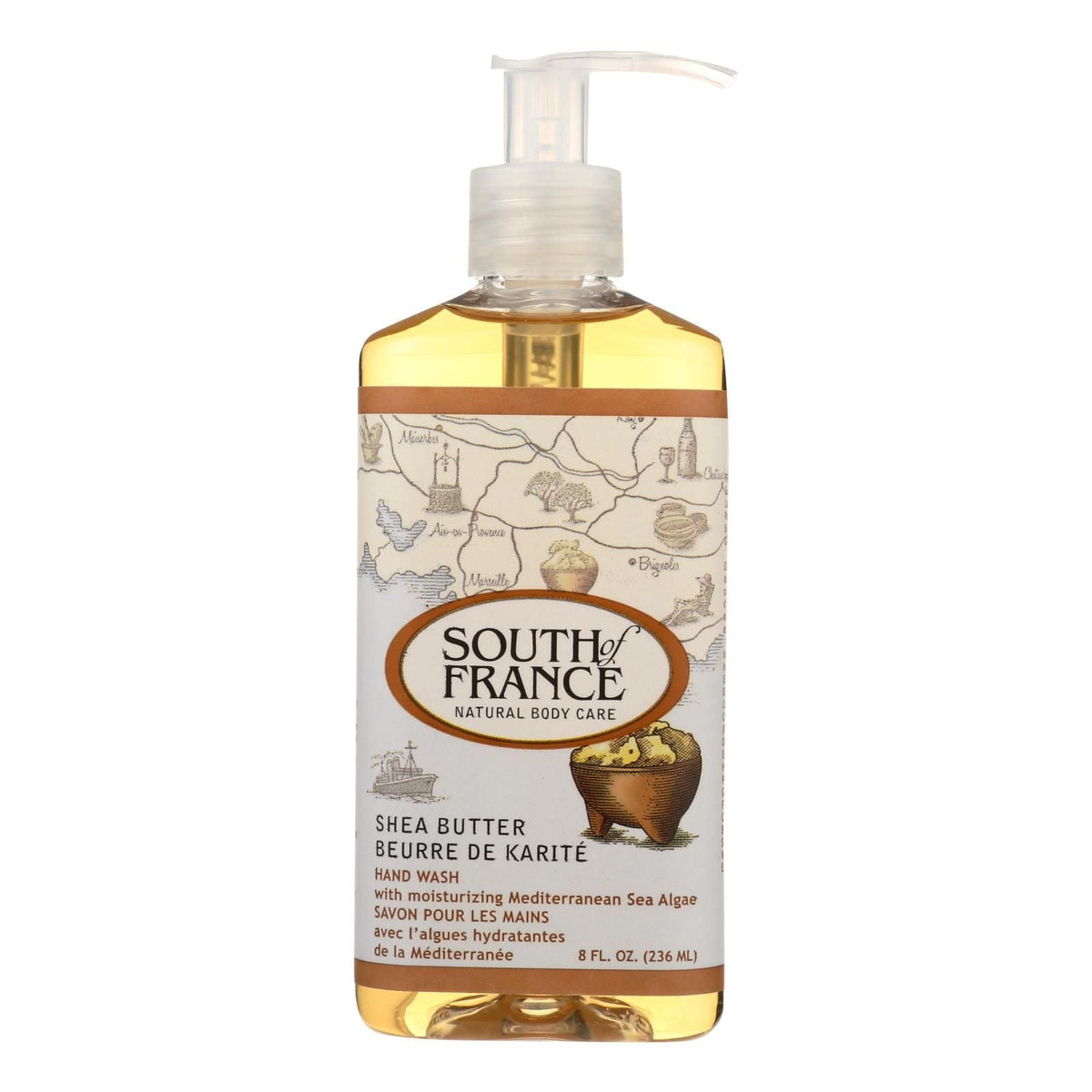 South Of France Hand Wash - Shea Butter - 8 Oz - MC Online