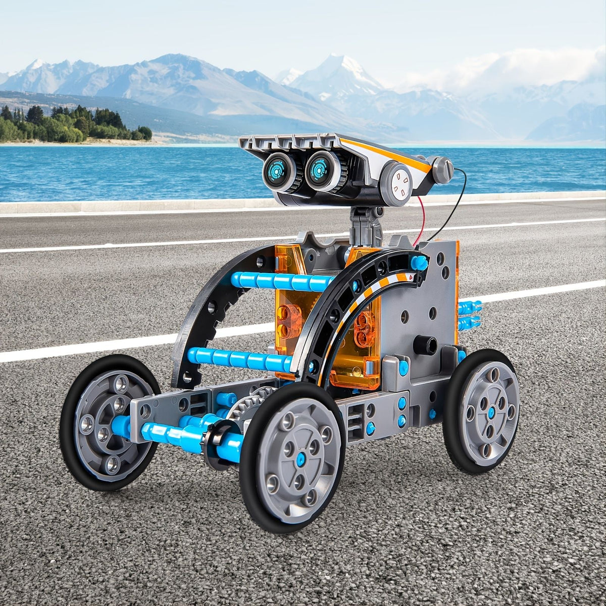 STEM Solar Robot Kit For Kids; 12-in-1 Educational STEM Science Experiment Toys; Solar Powered Building Kit DIY For 8 9 10 11 12 13 Years Old Boys & Girls Kids Toy - MC Online