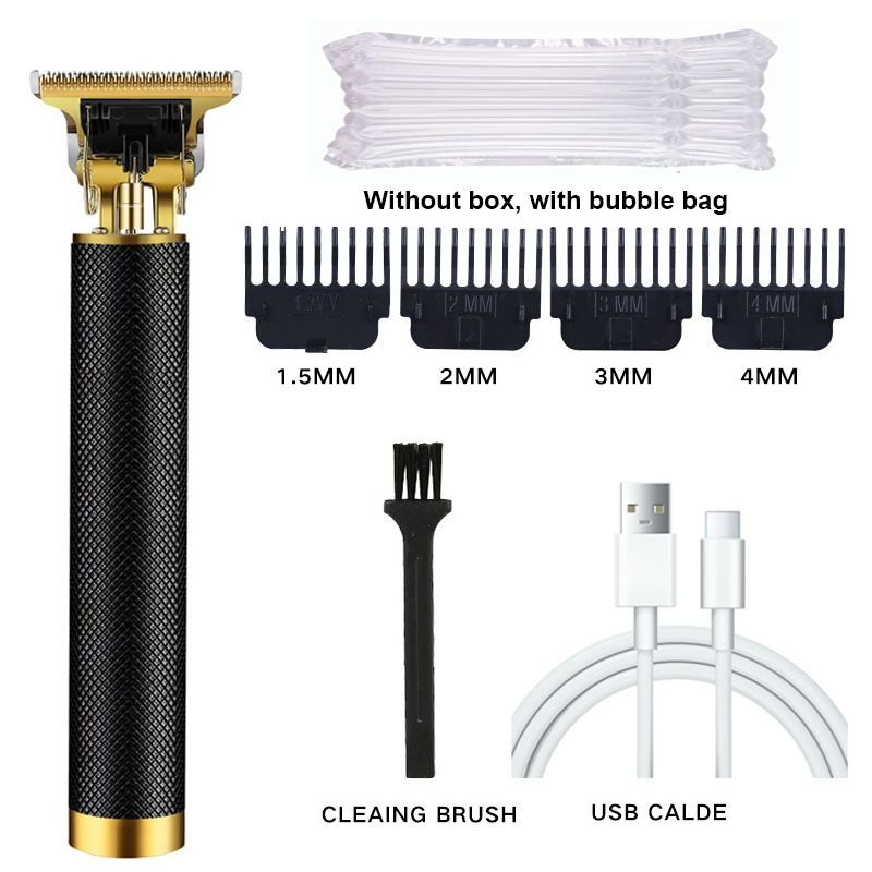 T9 Professional Hair Clipper Men Cordless Vintage engrave Hair trimmer LCD display Hair Cutting Machine Barber For Man Adult - MC Online