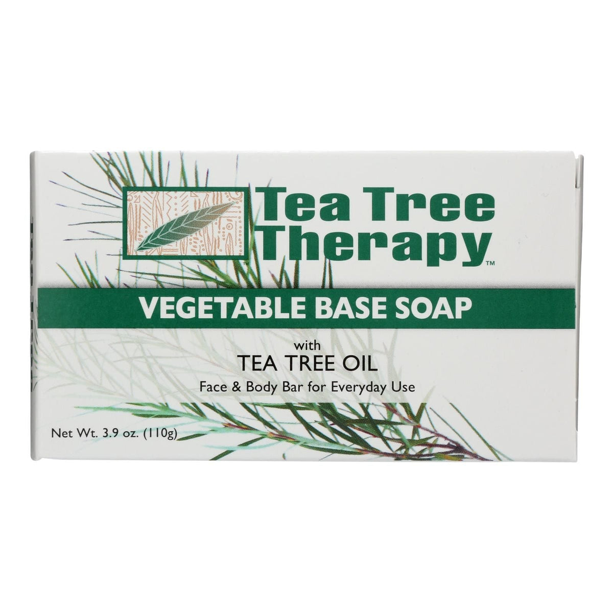Tea Tree Therapy Vegetable Base Soap With Tea Tree Oil - 3.9 Oz - MC Online