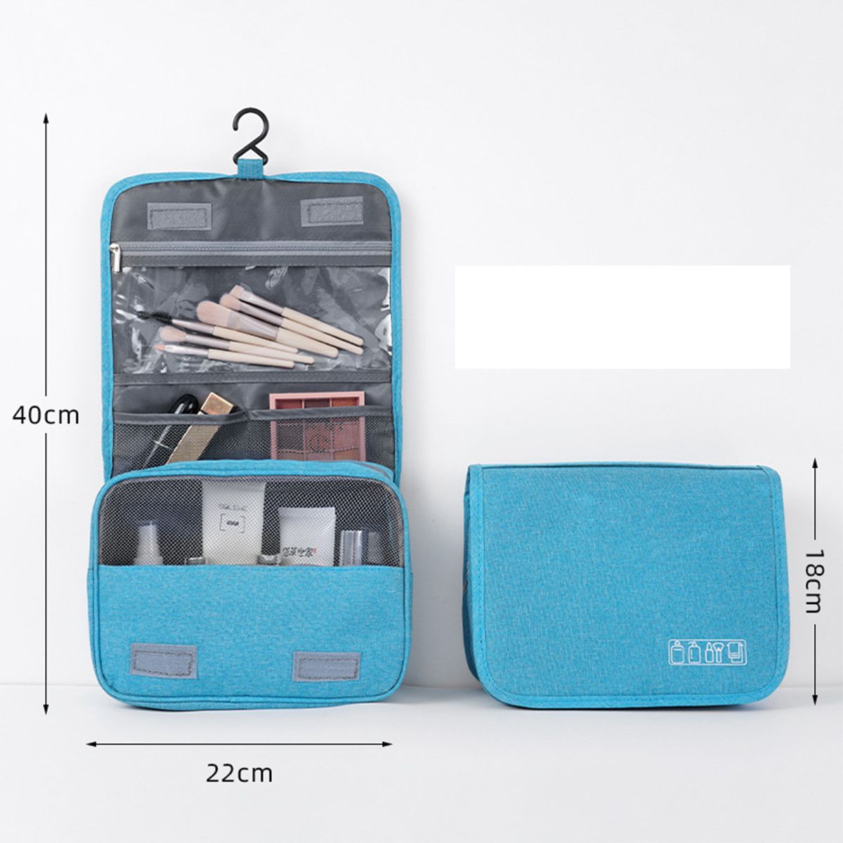 Toiletry Bag Multifunction Cosmetic Bag Portable Makeup Pouch Waterproof Travel Hanging Organizer Bag for Men Women Girls - MC Online