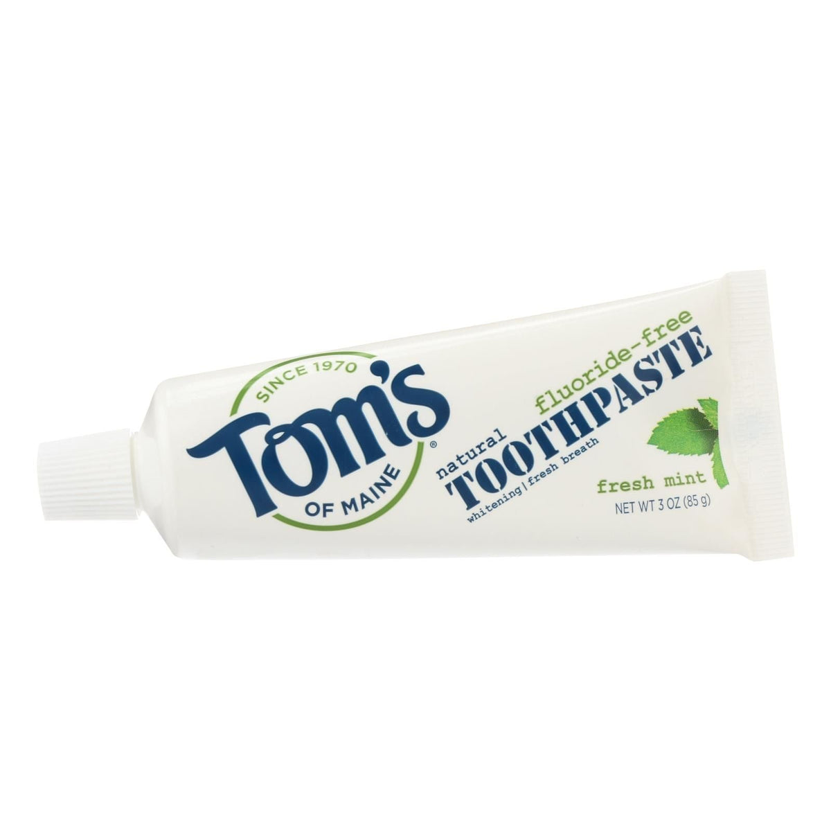 Tom's Of Maine Travel Natural Toothpaste - Fresh Mint Fluoride-free - Case Of 24 - 3 Oz. - MC Online