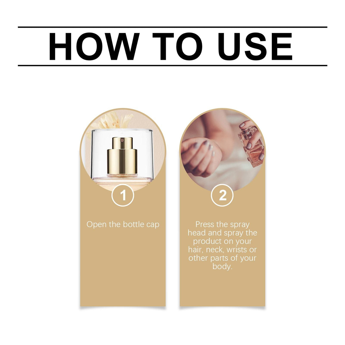 Vanilla Coconut Body Perfume Spray - Long-lasting fragrance, exuding unique charm, fresh, romantic and portable perfume - MC Online