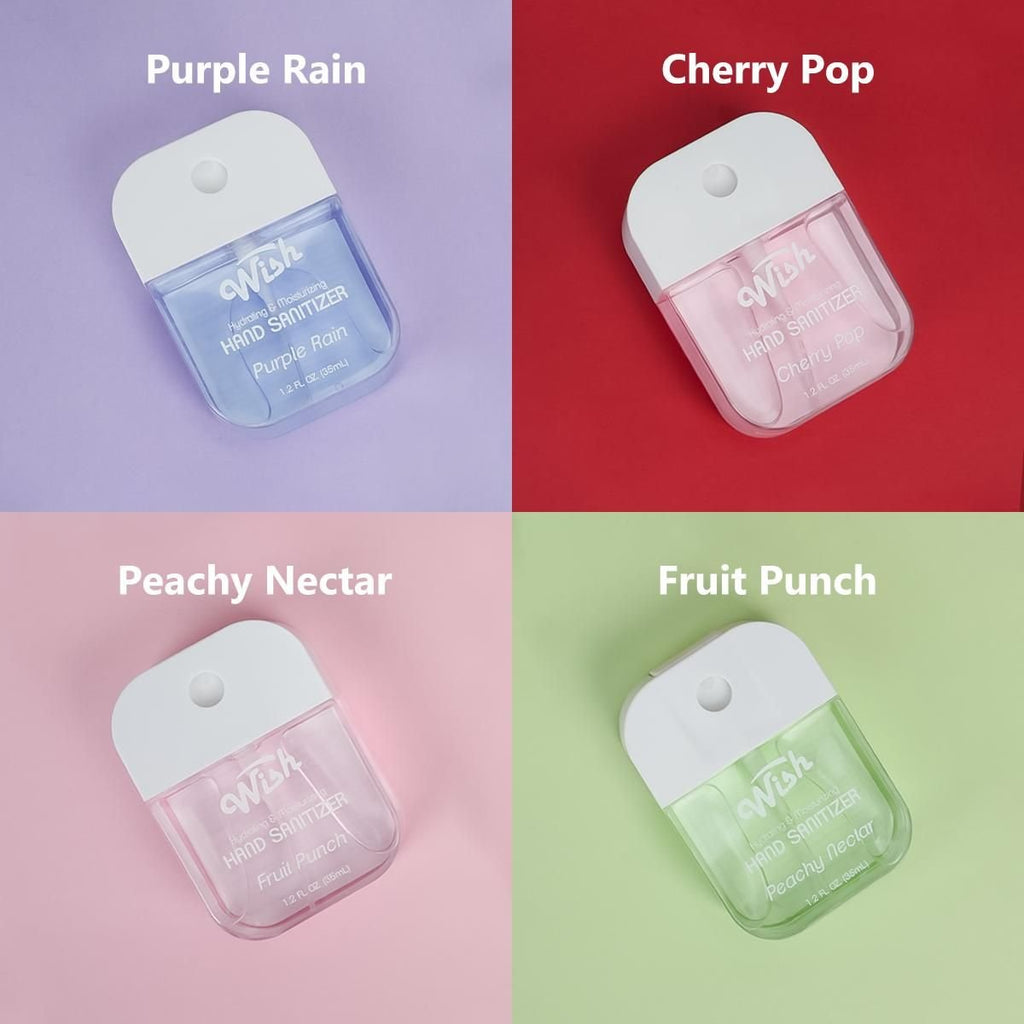 Wish 4pcs Hand Sanitizer Spray, Mini Travel Essential ltemsSpray Hand Sanitizer, Portable Aloe Vera HandPerfume Spray, HandsCleaning, And Delicately Scented. for Moisturizing Hand Fragrance Spray - MC Online
